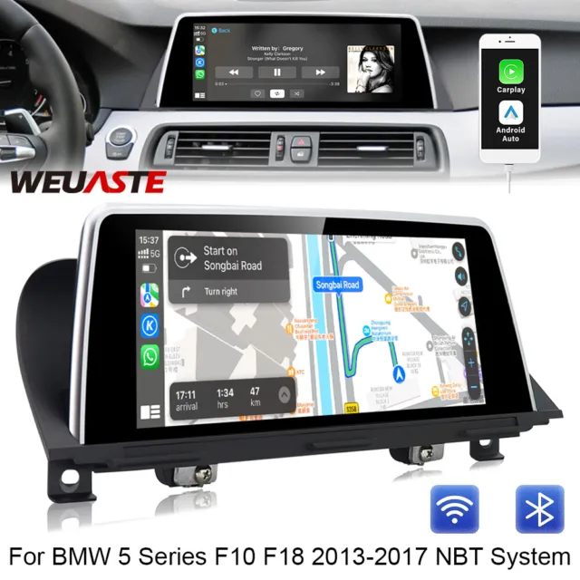 4+64GB For BMW 5 Series F10 F18 2013-2017 NBT System Car GPS Stereo Navi Carplay