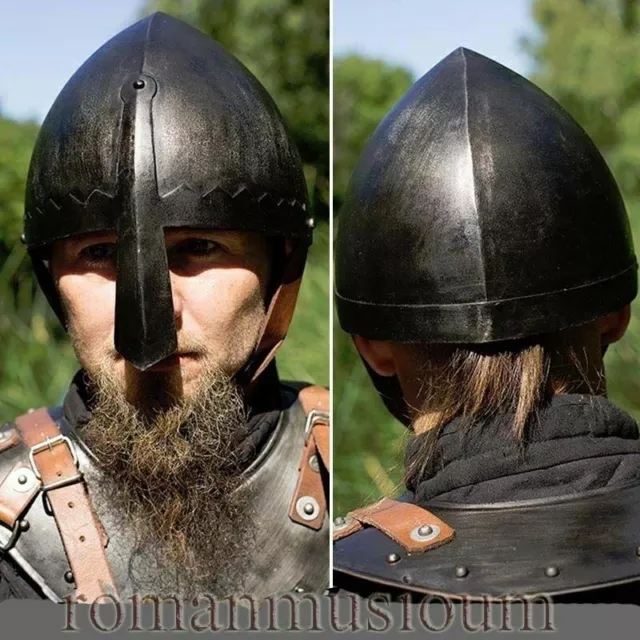 Spangenhelm Nasal Helm Halloween Kostüm Sca Neu Norman Mittelalterlich Viking