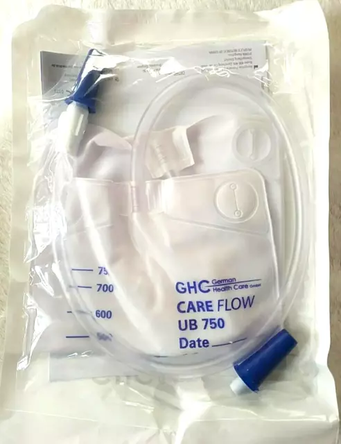 GHC CareFlow UB 750-50 Urin Beinbeutel 750ml/50cm Inkontinenz Drain PZN 06718879