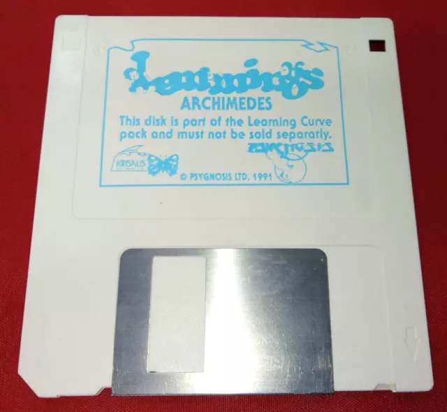 Lemmings for the ACORN Archimedes 3.5" Floppy Disc Game RISC OS