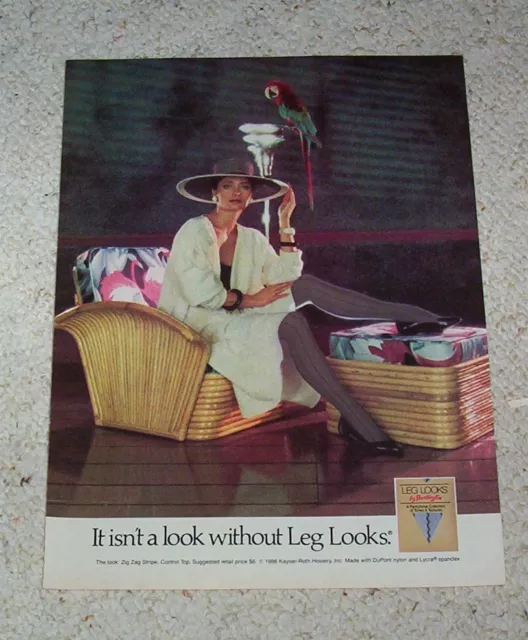 1986 VINTAGE AD - No Nonsense Pantyhose hosiery VINTAGE 1-page ADVERT $6.99  - PicClick