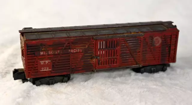 American Flyer S Guage Missouri Pacific Box Car 929 Brown