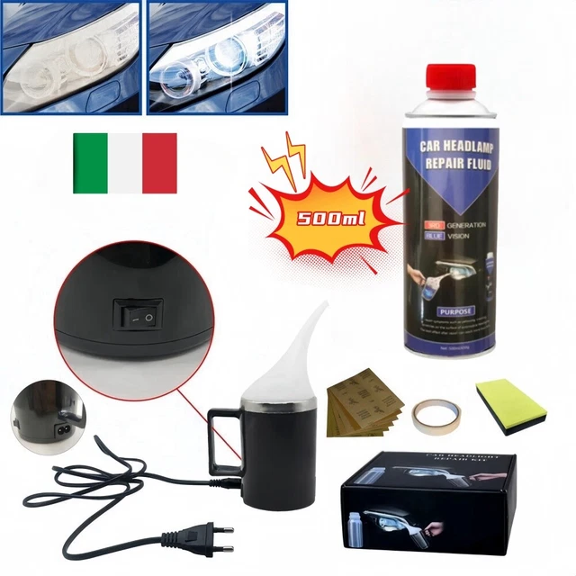 Kit Lucidatura Rinnova Fari Completo Di Accessori + Valigetta - Foto 11