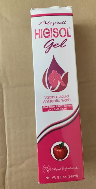 Higisol Gel Vaginal Antiseptic Wash For Intimate Care 8fl oz