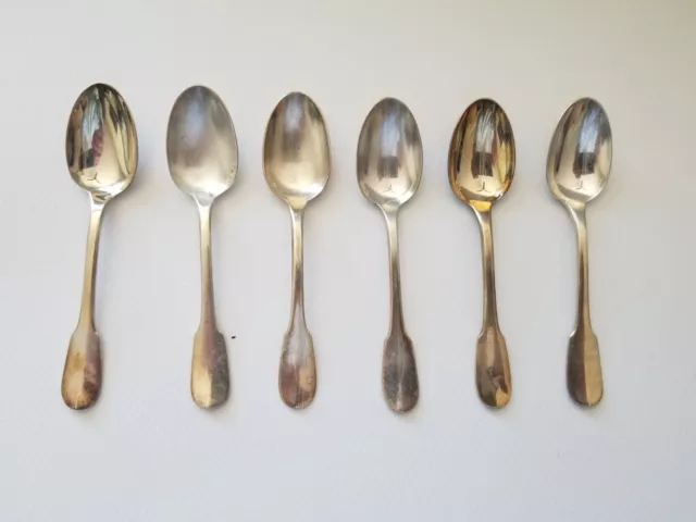 6 CLUNY Christofle Silverplate Demitasse Spoons $75.00 - PicClick