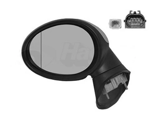 Rétroviseurs Moto Tête De Mort - Noir - Paire Gauche/Droite - Filetage 10mm CW