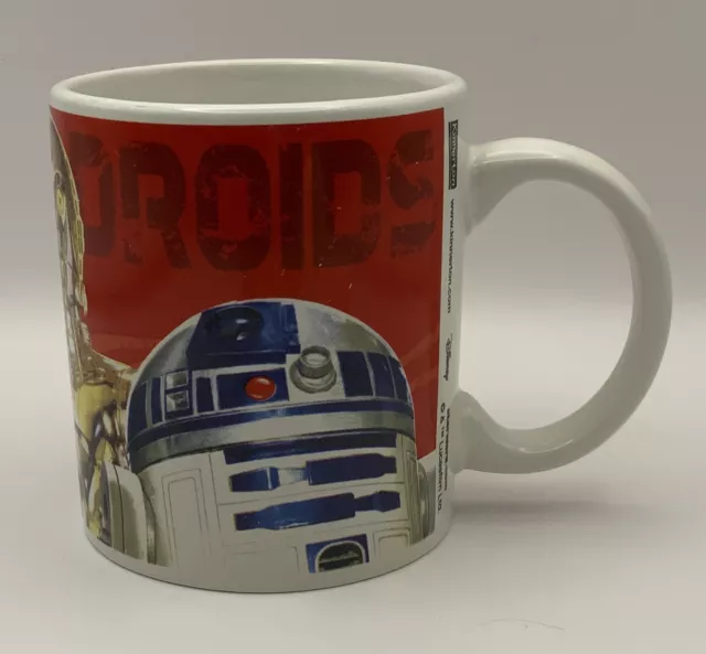 Vintage Retro Lucas film  Disney Kinnerton Star Wars Mug Tea /Coffee R2D2. C3PO