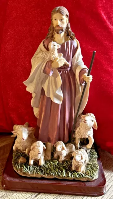 Vintage Precious Collection of Jesus / Shepherd with Lambs