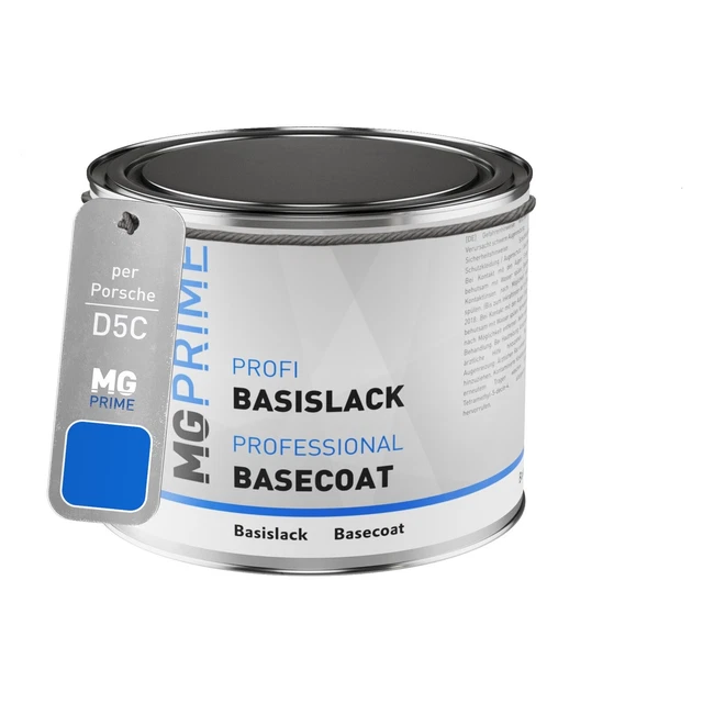 Vernice per auto Barattolo pronto all’uso per Porsche D5C D7 Sharkblue 0,5L
