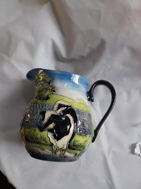 Old Tupton Ware Cream Jug Cow Sheep Scenery 2