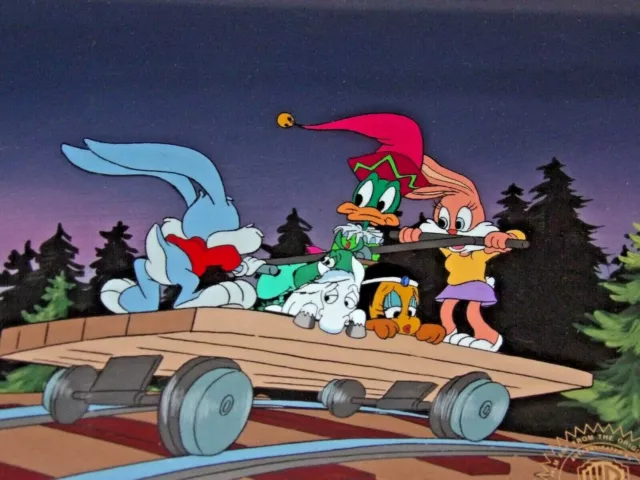 Warner Brothers Tiny Toons Adventures Original Production Cel Sawdust & Tunesil