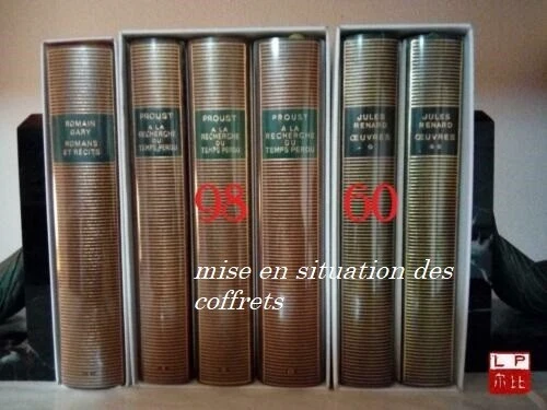 Pléiade : Coffret à la demande +rhodoïds offerts ; en blanc ciré