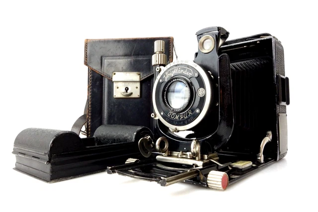 Voigtländer Bergheil Heliar 10,5cm f4,5 584403  mit Rollfilm Rückteil jk151
