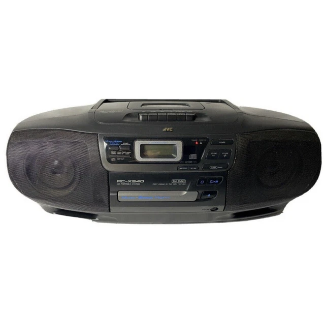 JVC MODEL RCX540 AM FM Cassette CD Portable Stereo Boombox Radio 100.