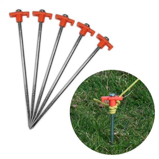 HEAVY DUTY GALVANISED Steel Tent Peg Awning Camping Hard Ground Stake £