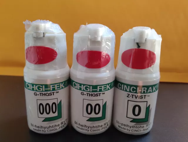 600 Bottle Dental Gingival Retraction Plain Knitted Cotton Cord Packing 0 00 000