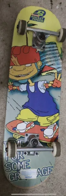 Vintage Rocket Power Skateboard 2001 Viacom 28”  Nickelodeon