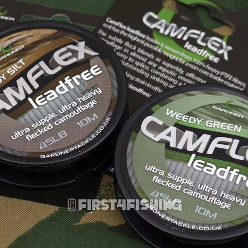 Gardner Tackle Camflex Leadfree Leader - Carp Barbel Catfish Coarse Fishing Line 2