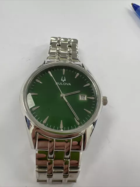 Men’s Bulova Watch With Green Face