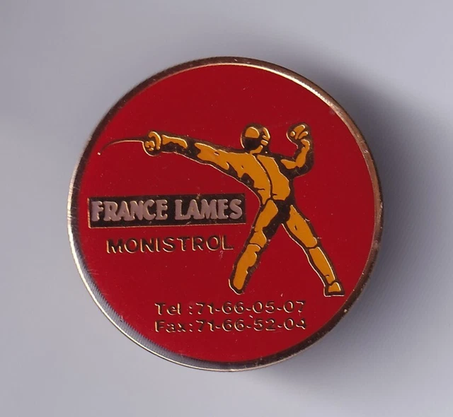 RARE PINS PIN'S .. Sport Escrime Fencing Club France Lames Monistrol 43