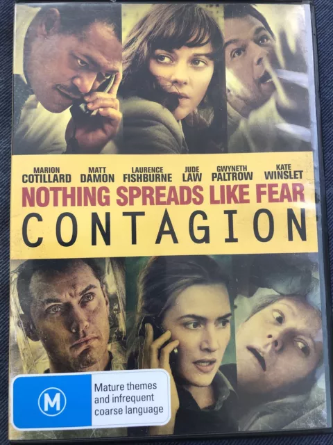 Contagion - Matt Damon Kate Winslet Laurence Fishburne R 4 Brand New