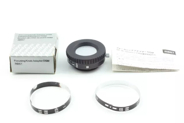 Adaptador de perno de enfoque Mamiya RB DSM SIN USAR para RB67 Pro S SD de JAPÓN