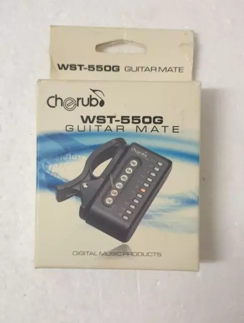 Cherub  WST-550G GUITAR Mate Clip On Tuning Digital Tuner