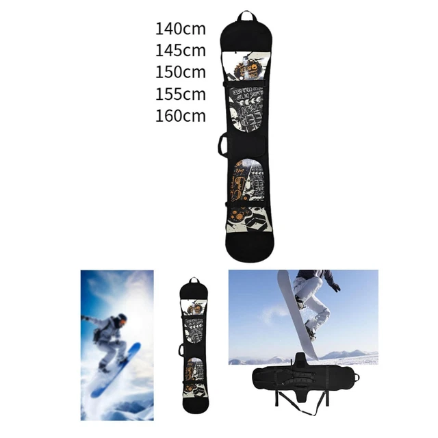 Sac De Ski Housse à Skis Roulante Odoland Pour 1-2 Paires (170-190 Cm) - Sac De Transport Imperméable 900D Avec Roulettes Et Poches étanches Ski De Piste