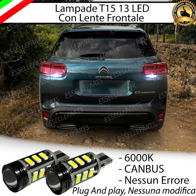 LAMPADE RETROMARCIA NO ERROR 13 LED T15 W16W CANBUS PER FIAT TIPO HATCHBACK 6000 - Foto 7