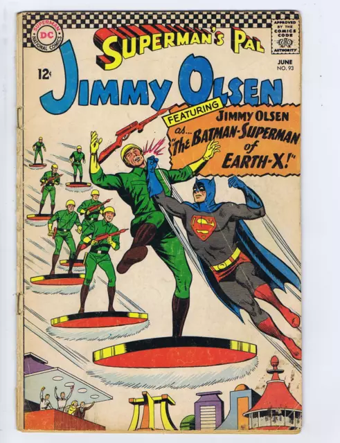 Superman's Pal Jimmy Olsen #88 DC Pub 1965 The Batman-Superman of Earth-X !