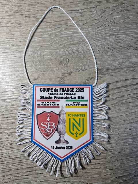 Fanion 16ème De Finale Coupe De France 2023 OM Marseille - Stade Rennais Rennes