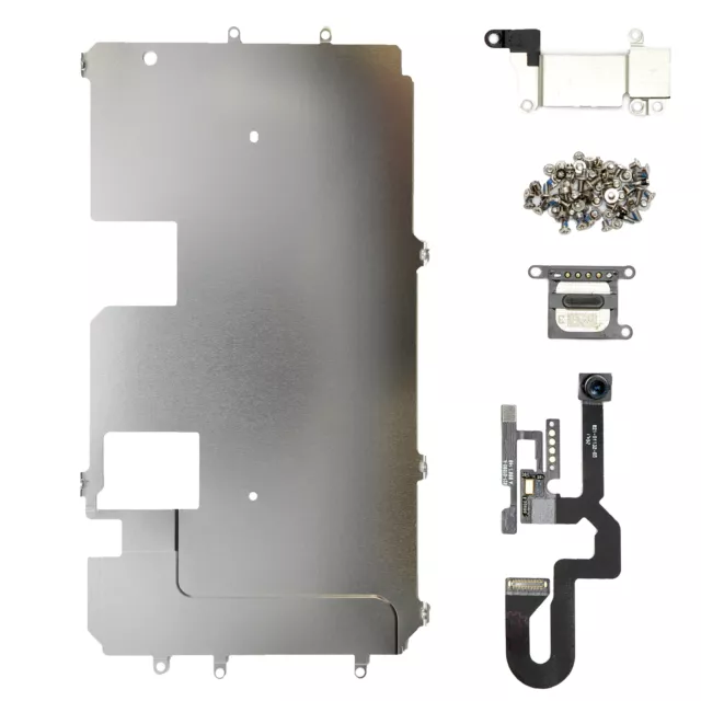 iPhone 8 Plus Hitzeschutz Blech Lichtsensor Frontkamera Hörmuschel Schrauben Set