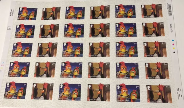 30x Royal Mail 2nd Class Stamps ⭐️Wallace & Gromit⭐️ ✅Can Be Used For Postage