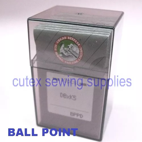 100 Titanium Ball Point  DBXK5 DB-K5 Commercial Embroidery Machine Needles
