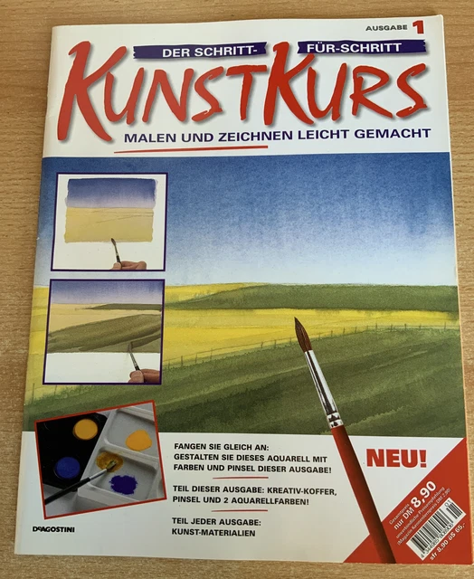 Der Schritt-für-Schritt Kunstkurs: Malen und Zeichnen leicht gemacht; Ausgabe 1