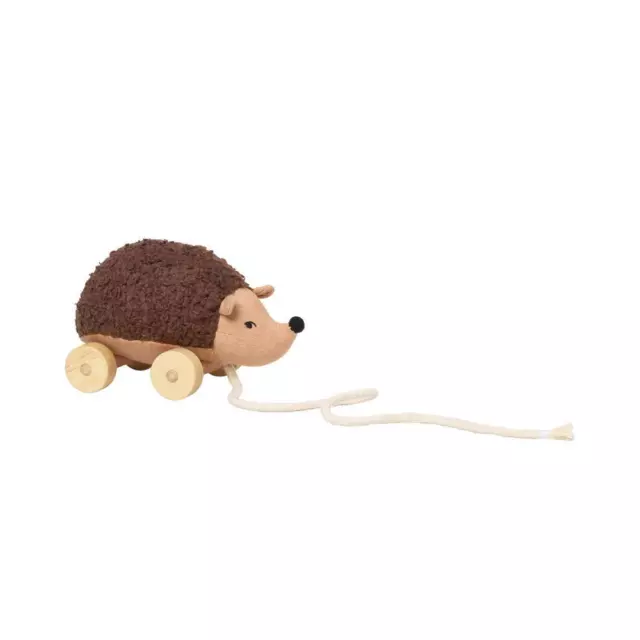 Wooden Pull-Along Toy (Hannah Hedgehog) - 20cm - Fabelab