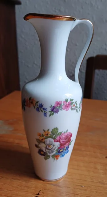 Royal Porzellan KPM Bavaria floral jug vase