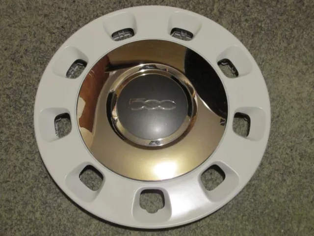 Fiat 500 sales white wheel trims