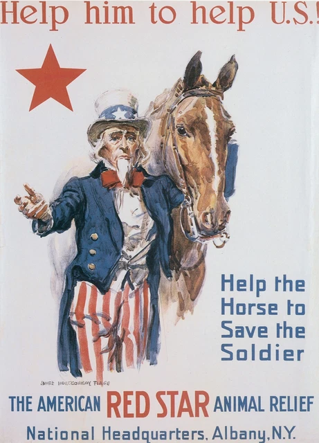 WWI 'Buy War Bonds' Vintage Style World War I Poster 48x36 inch