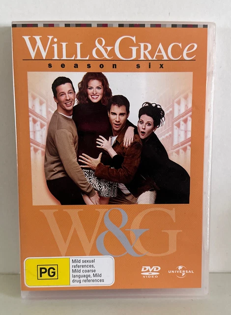 Will & and Grace Complete Season 6 - DVD - Region 4