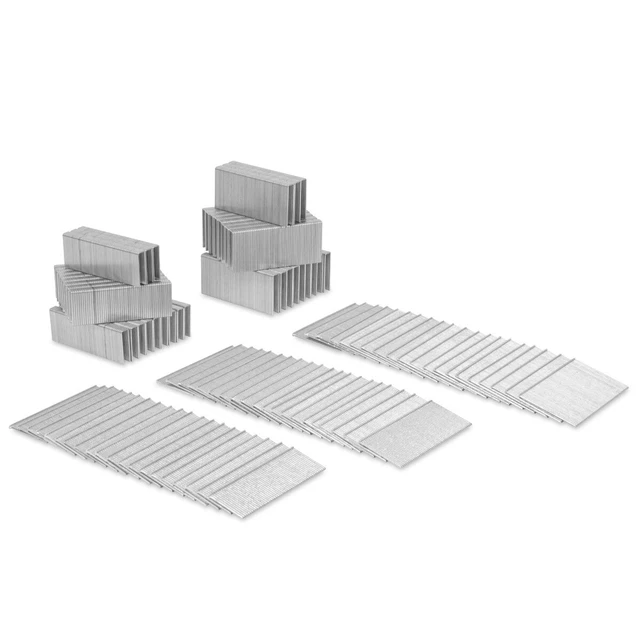 VONROC Graffette e chiodi - set 5000 pz. | Per graffatrice VONROC SG503DC