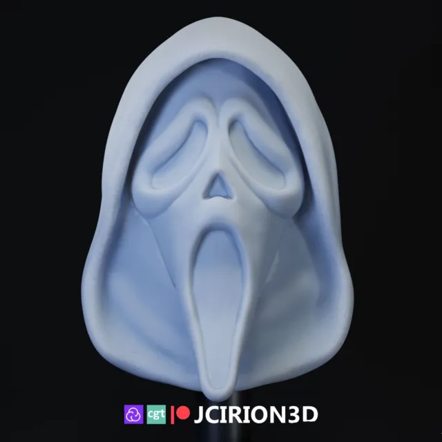 Scream movie Ghostface slasher serial killer custom head for action figures