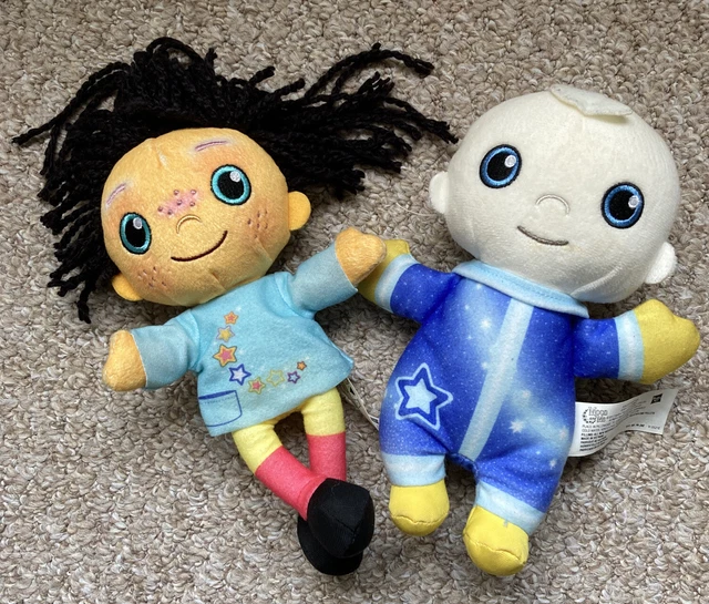 Cbeebies Hasbro Moon And Me Soft Plush Pepi Nana And Moon Baby Toys