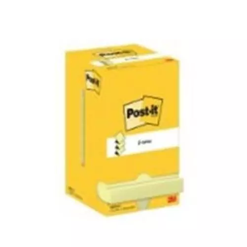 3M Post-It R330Y Z-Notes 76x76mm Z-Fold Yellow (Pack of 12), (R330 CY)