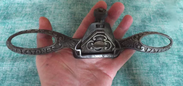 SUPERB EARLY ANTIQUE EDWARD PRESTON No.1391 SPOKESHAVE