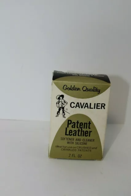 Vintage  CAVALIER GOLDEN QUALITY PATENT LEATHER SOFTENER AND CONDITIONER