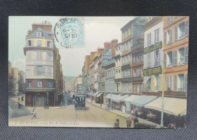 Carte Postale ancienne Le Havre - La Rue de Paris