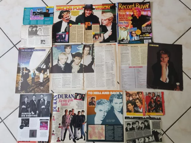 Duran Duran /John Taylor magazine clippings Sammlung 1984-2023