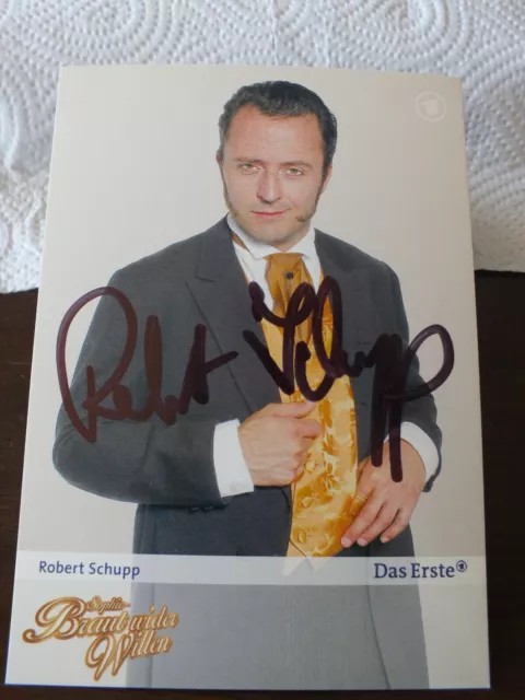 Robert Schupp  Sophie-Braut wider Willen  Serien  ARD  Autogrammkarte signiert