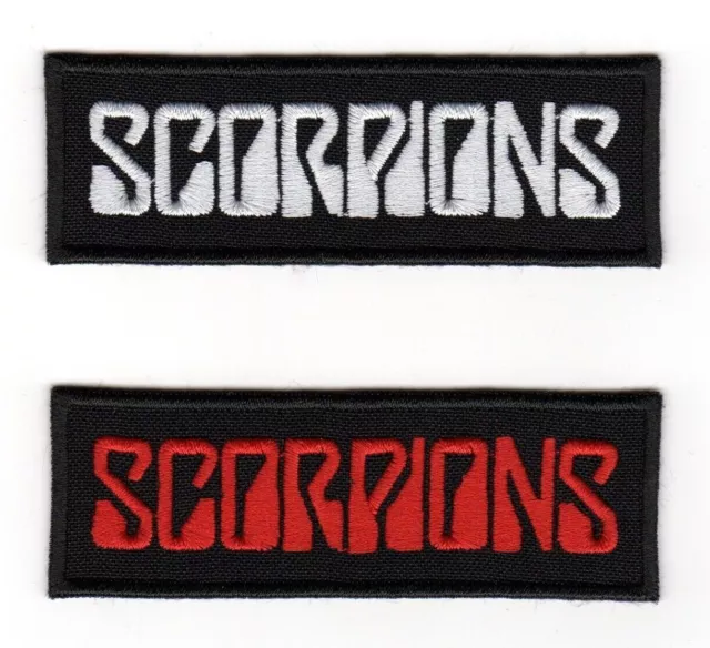 Scorpions Embroidered Sew-on Patch | German Hard Rock Heavy Glam Metal Band Logo